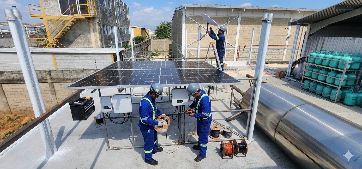Paneles solares industriales